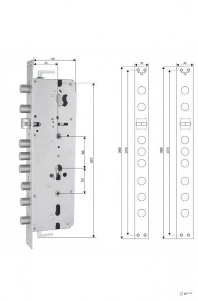 ЭЛЕКТРОННЫЙ ДВЕРНОЙ ЗАМОК MOORGEN T11 PRO SWAROVSKI BLACK (3-РИГЕЛЬНАЯ S8)
